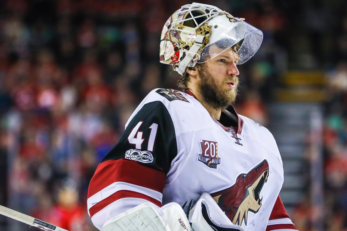 mike smith calgary flames helmet Mike Smith unveils new goalie mask