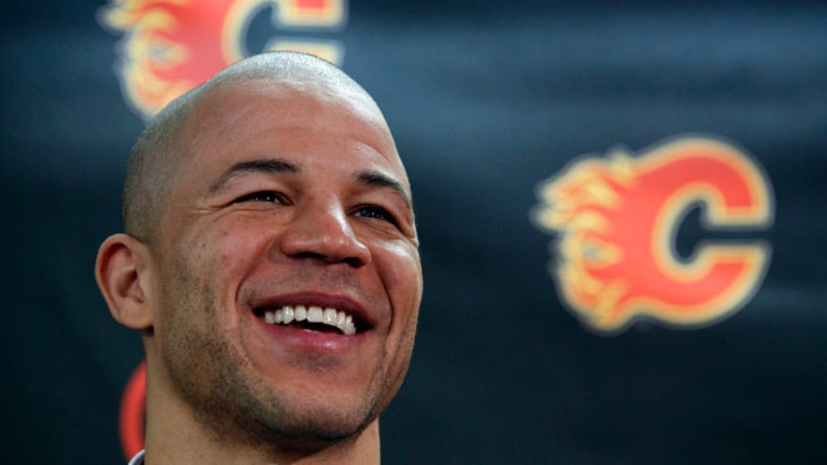 First Look At Jarome Iginla's Number Retirement Banner 