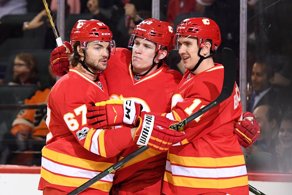 The Calgary Flames re-introduce their Blasty jerseys as their