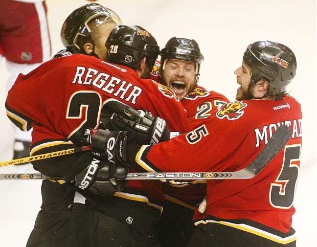 Calgary Flames advance to the 2004 Finals, Game 6 vs San Jose