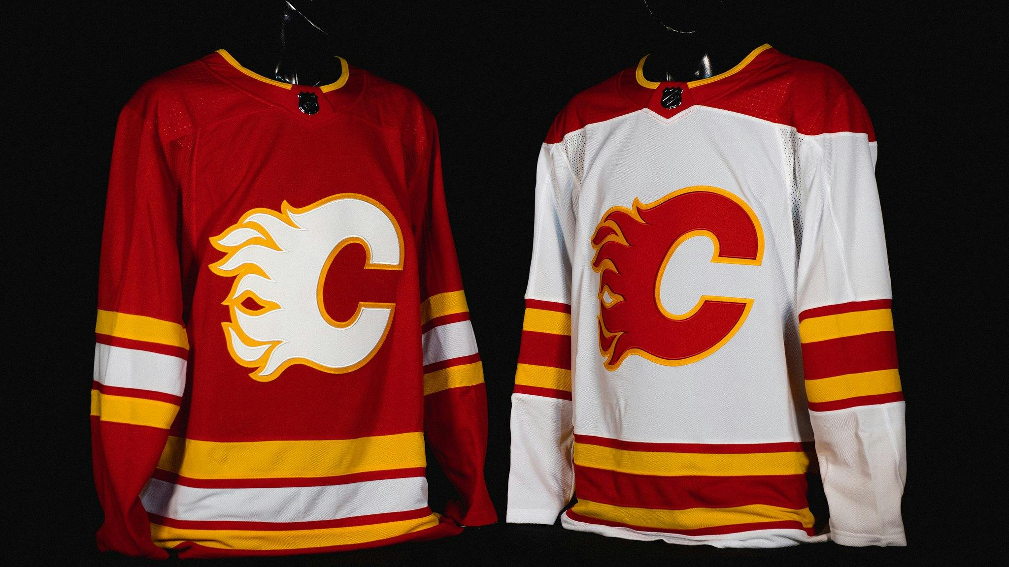 The Calgary Flames re-introduce their Blasty jerseys as their