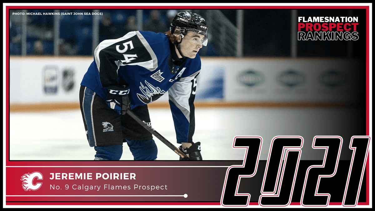 2021 FlamesNation Prospect Rankings 9 Jeremie Poirier FlamesNation