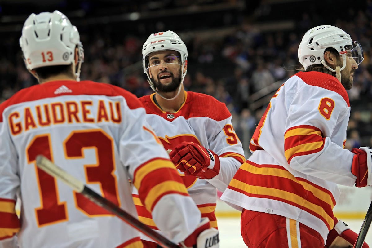 Check out the Flames goalie masks for the Heritage Classic - FlamesNation