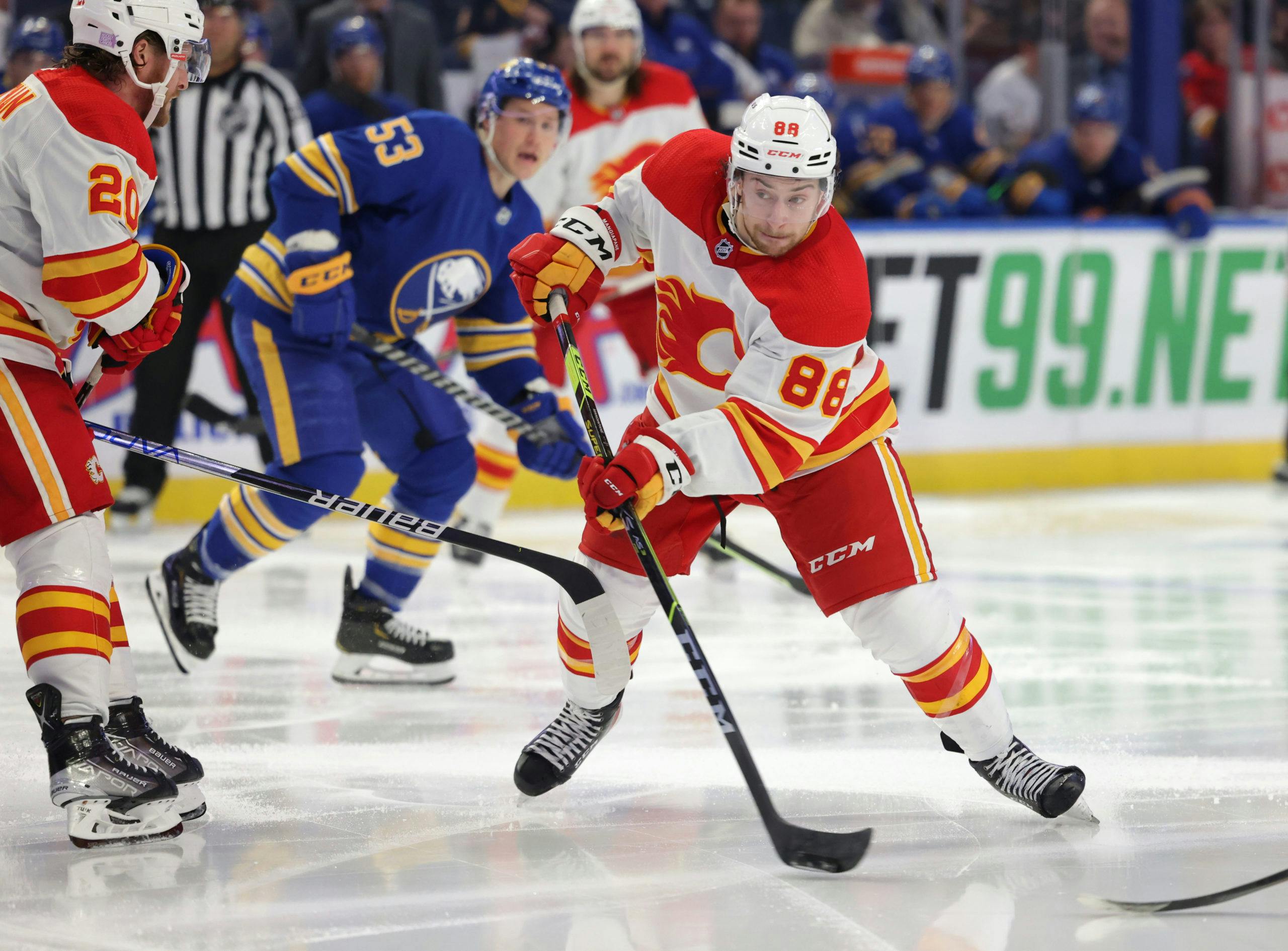 Andrew Mangiapane is due to pop off at any time this season - The Win  Column : r/CalgaryFlames
