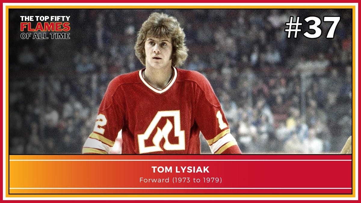 TOM LYSIAK Atlanta Flames 1977 CCM Vintage Throwback Away NHL