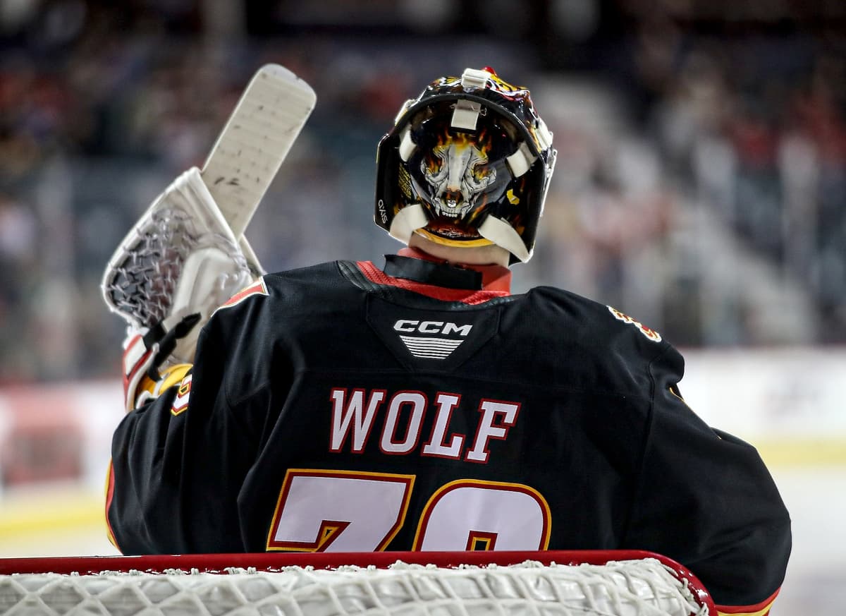 Calgary Flames recall Dustin Wolf from AHL’s Wranglers, Jacob Markstrom ...