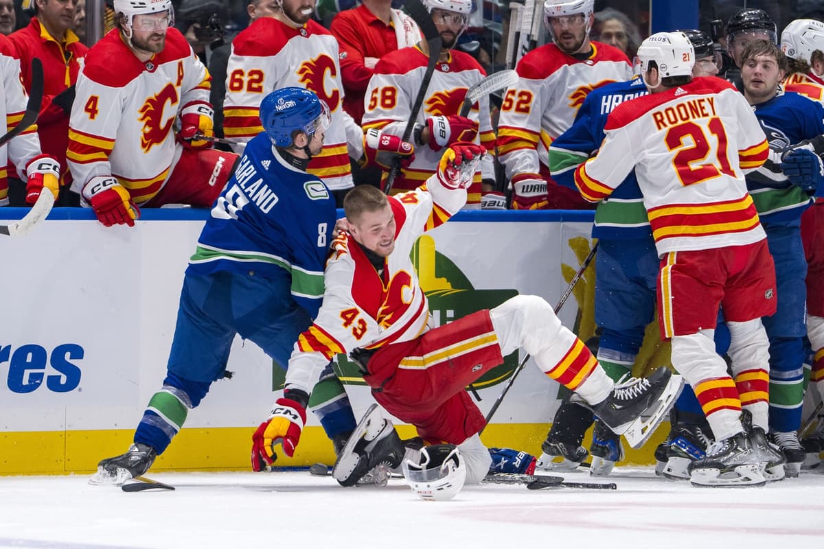 Beyond the Boxscore: Calgary Flames handed their lunch by playoff bound  Vancouver - FlamesNation