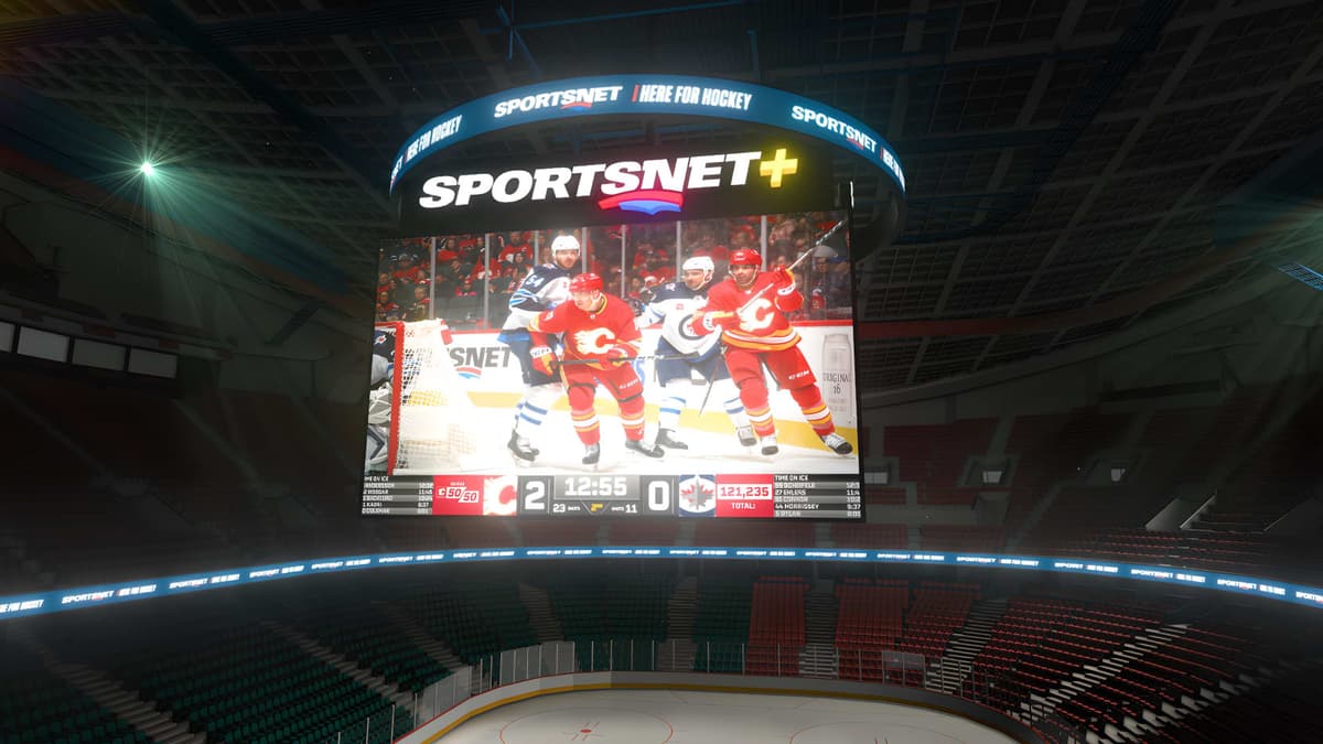 Calgary Flames unveil gigantic new scoreboard to hang inside Scotiabank ...