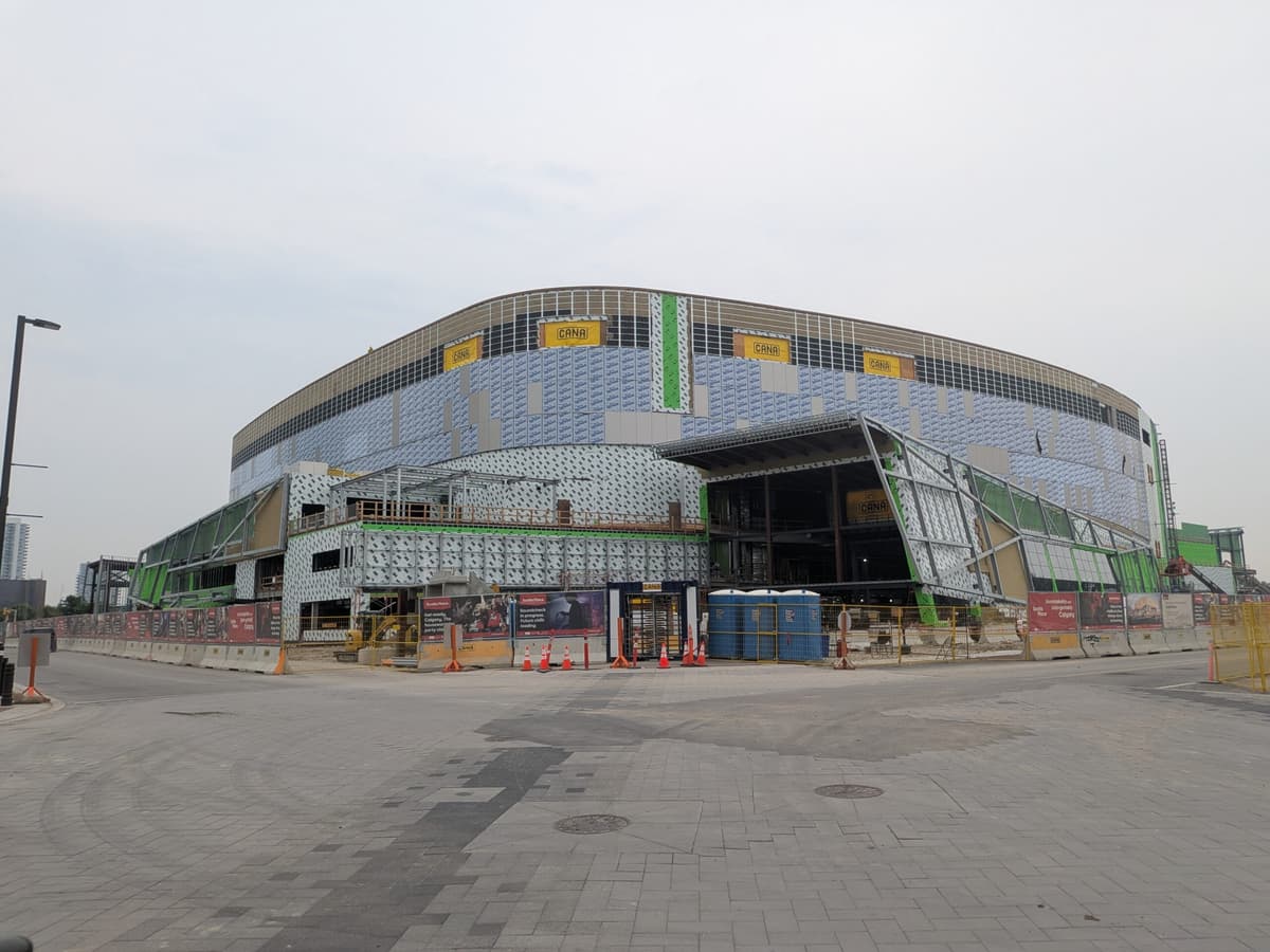 Scotia Place: a street-level look at construction progress from late August 2026