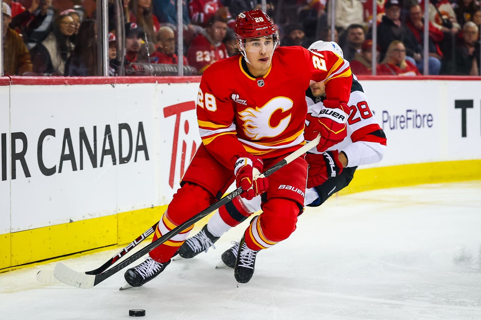New Flames blueliner Zach Whitecloud had rock-solid debut amidst a ...
