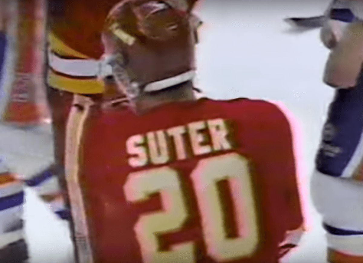 Gary Ralph Sutter NHL History: Gary Suter sets rookie assist record with six in a game