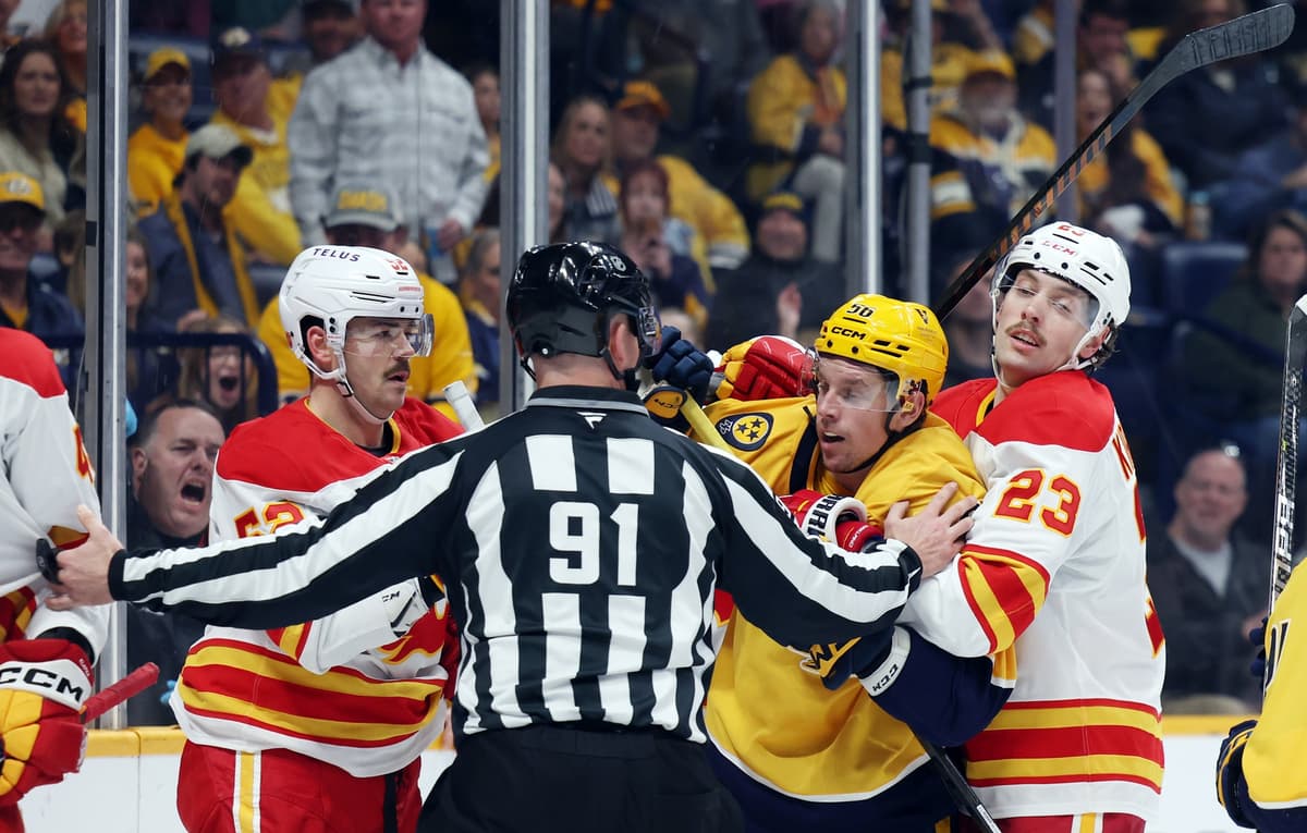 Image for Flames Game Day 28: Closing out the road trip in Nashville (6pm MT, SNW)